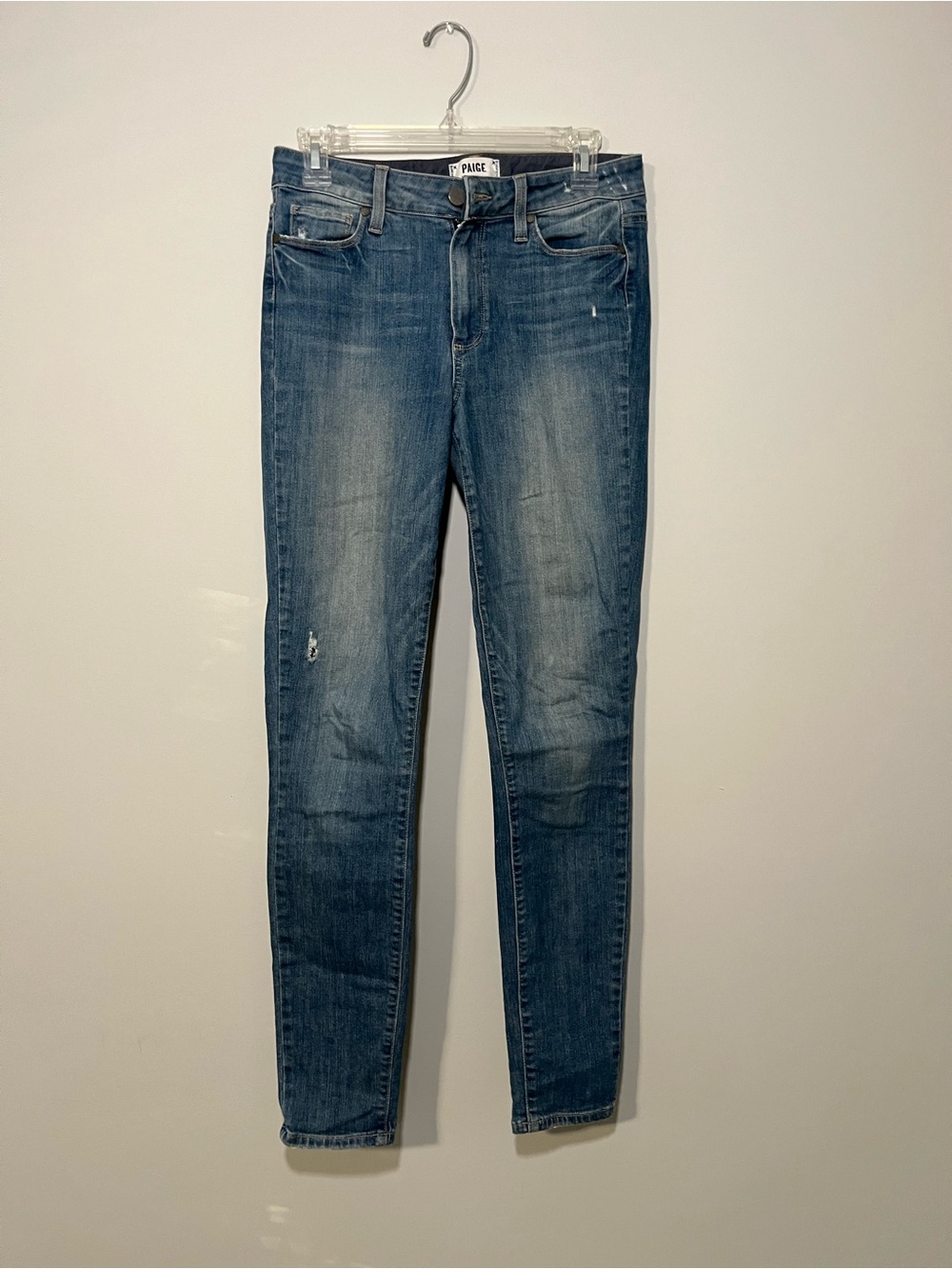 PAIGE Medium Wash Skinny Jeans - Women's Slim Rise